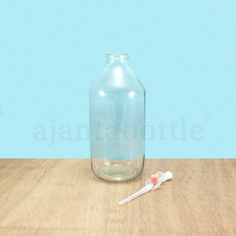 500 ml Saline/Infusion Glass Bottle 32 mm Special Neck Ajanta Bottle