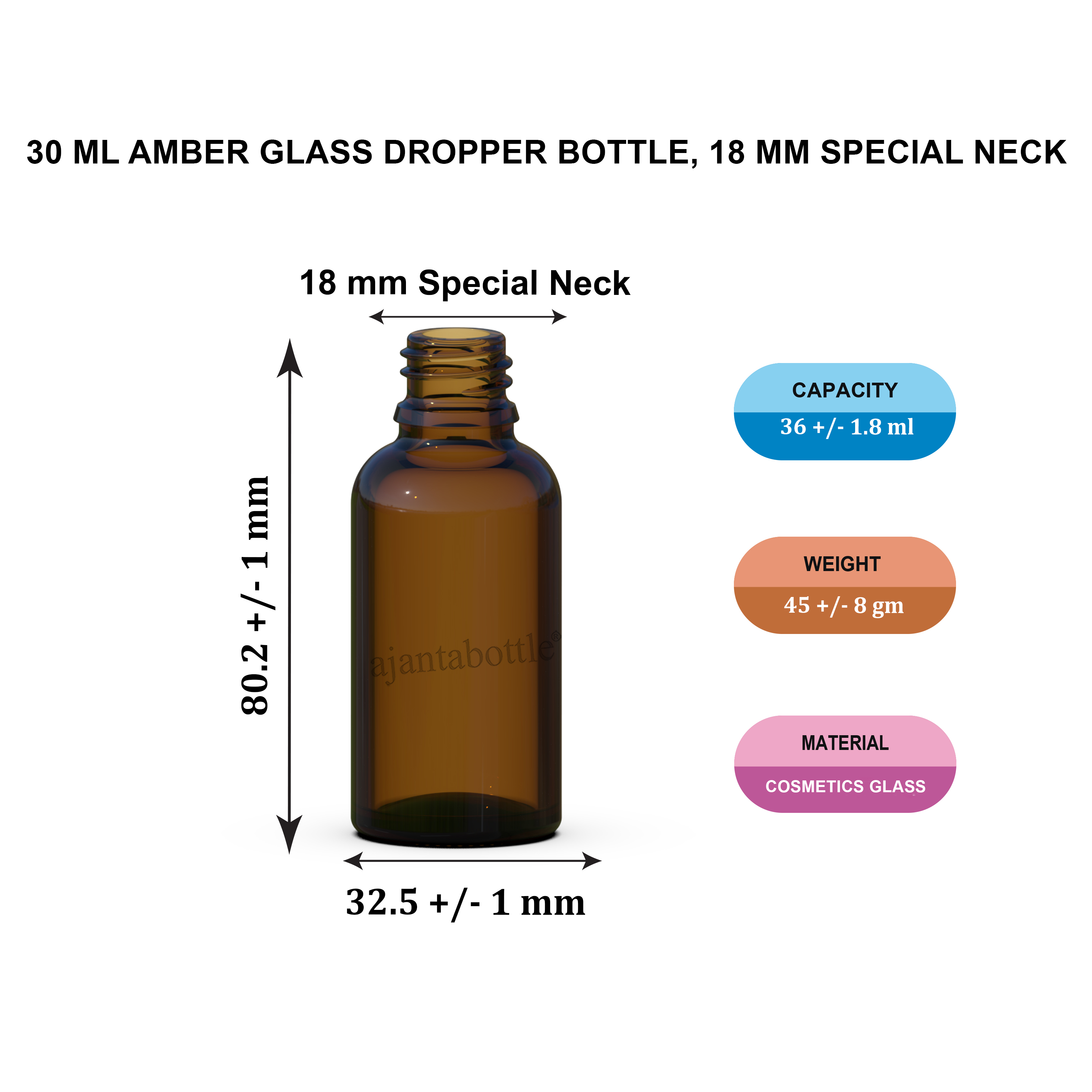 Bottle Dropper, 30 ml