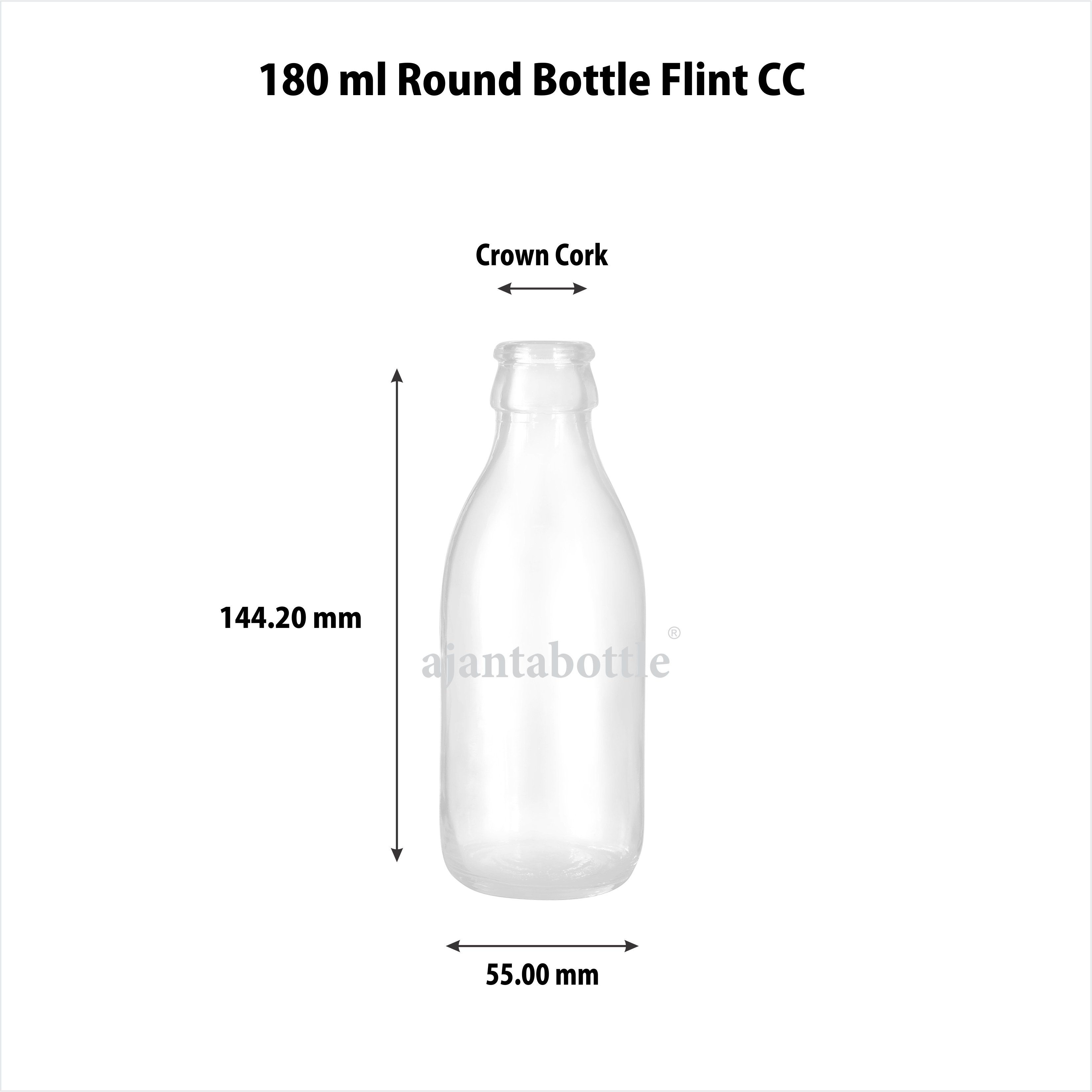 Download 180 ml Juice/Flavoured milk Glass Bottle CC Neck ...