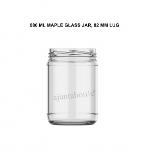 Clear Straight-Sided Glass Jars - 6 oz, Black Metal Cap